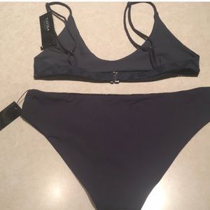 Navy chevron tavik women’s bikini sz small